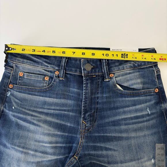 American Eagle Mens Original Straight Jeans size 29/32 Rigid Dark Wash NWT - Picture 9 of 12